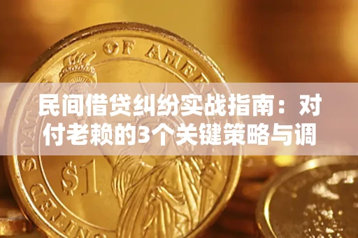 武汉民间借贷纠纷实战指南：对付老赖的3个关键策略与调解盲区解析