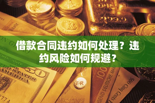 武汉借款合同违约如何处理？违约风险如何规避？
