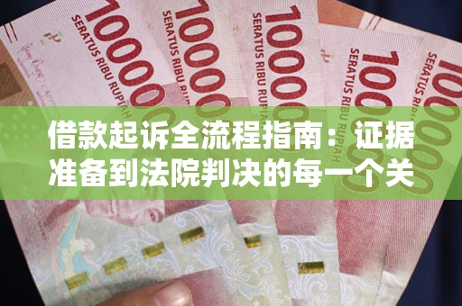 武汉借款起诉全流程指南：证据准备到法院判决的每一个关键步骤
