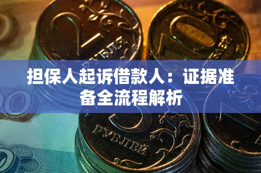 武汉担保人起诉借款人：证据准备全流程解析