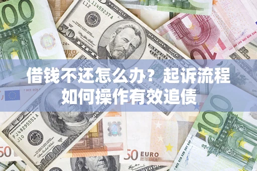 武汉借钱不还怎么办？起诉流程如何操作有效追债