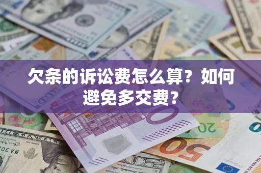 武汉欠条的诉讼费怎么算？如何避免多交费？