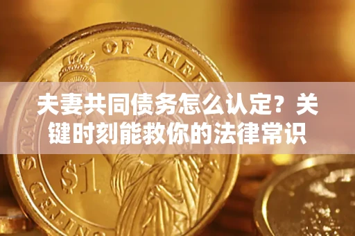 武汉夫妻共同债务怎么认定？关键时刻能救你的法律常识